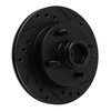 633-54012R Drilled/Slotted Brake Rotor [Black], 1974-1980 Ford/Lincoln/Mercury/Mazda, Position: Front Right - image 2