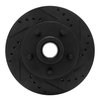 633-54013R Drilled/Slotted Brake Rotor [Black], 1974-1979 Ford/Lincoln/Mercury/Mazda, Position: Front Right - image 2