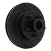 633-54013R Drilled/Slotted Brake Rotor [Black], 1974-1979 Ford/Lincoln/Mercury/Mazda, Position: Front Right - image 3