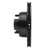 633-54014R Drilled/Slotted Brake Rotor [Black], 1974-1980 Ford/Lincoln/Mercury/Mazda, Position: Front Right - image 3