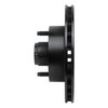 633-54015L Drilled/Slotted Brake Rotor [Black], 1978-1993 Ford/Lincoln/Mercury/Mazda, Position: Front Left - image 3