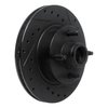 633-54015R Drilled/Slotted Brake Rotor [Black], 1978-1993 Ford/Lincoln/Mercury/Mazda, Position: Front Right - image 2