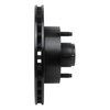633-54015R Drilled/Slotted Brake Rotor [Black], 1978-1993 Ford/Lincoln/Mercury/Mazda, Position: Front Right - image 3