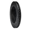 633-54027L Drilled/Slotted Brake Rotor [Black], 1989-1990 Ford/Lincoln/Mercury/Mazda, Position: Front Left - image 4