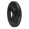 633-54029R Drilled/Slotted Brake Rotor [Black], 1970-1993 Ford/Lincoln/Mercury/Mazda, Position: Front Right - image 2