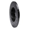 633-54032R Drilled/Slotted Brake Rotor [Black], 1993-2005 Ford/Lincoln/Mercury/Mazda, Position: Rear Right - image 4