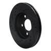 633-54033R Drilled/Slotted Brake Rotor [Black], 1994-2004 Ford/Lincoln/Mercury/Mazda, Position: Front Right - image 4