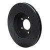 633-54038L Drilled/Slotted Brake Rotor [Black], 1993-2007 Ford/Lincoln/Mercury/Mazda, Position: Front Left - image 4