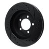 633-54042L Drilled/Slotted Brake Rotor [Black], 1967-1967 Ford/Lincoln/Mercury/Mazda, Position: Front Left - image 4