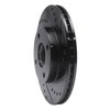 633-54045R Drilled/Slotted Brake Rotor [Black], 2000-2015 Ford/Lincoln/Mercury/Mazda, Position: Front Right - image 2