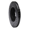 633-54045R Drilled/Slotted Brake Rotor [Black], 2000-2015 Ford/Lincoln/Mercury/Mazda, Position: Front Right - image 4