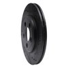 633-54046R Drilled/Slotted Brake Rotor [Black], 2000-2006 Multiple Makes/Models, Position: Rear Right - image 2