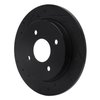 633-54049L Drilled/Slotted Brake Rotor [Black], 2001-2019 Ford/Lincoln/Mercury/Mazda, Position: Rear Left - image 2