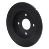 633-54049L Drilled/Slotted Brake Rotor [Black], 2001-2019 Ford/Lincoln/Mercury/Mazda, Position: Rear Left - image 4