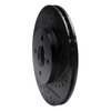 633-54050R Drilled/Slotted Brake Rotor [Black], 2002-2004 Ford/Lincoln/Mercury/Mazda, Position: Front Right - image 2
