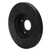 633-54053L Drilled/Slotted Brake Rotor [Black], 2005-2012 Ford/Lincoln/Mercury/Mazda, Position: Front Left - image 4