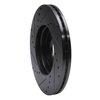 633-54053R Drilled/Slotted Brake Rotor [Black], 2005-2012 Ford/Lincoln/Mercury/Mazda, Position: Front Right - image 4