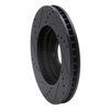 633-54056R Drilled/Slotted Brake Rotor [Black], 2005-2010 Ford/Lincoln/Mercury/Mazda, Position: Front Right - image 4