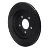 633-54058L Drilled/Slotted Brake Rotor [Black], 2005-2014 Ford/Lincoln/Mercury/Mazda, Position: Rear Left - image 4