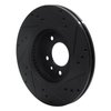633-54059L Drilled/Slotted Brake Rotor [Black], 2006-2013 Ford/Lincoln/Mercury/Mazda, Position: Front Left - image 4