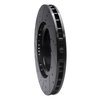 633-54060R Drilled/Slotted Brake Rotor [Black], 2007-2014 Ford/Lincoln/Mercury/Mazda, Position: Front Right - image 4
