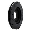 633-54061R Drilled/Slotted Brake Rotor [Black], 2008-2011 Ford/Lincoln/Mercury/Mazda, Position: Front Right - image 4
