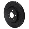 633-54062L Drilled/Slotted Brake Rotor [Black], 2009-2010 Ford/Lincoln/Mercury/Mazda, Position: Front Left - image 2