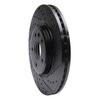 633-54062R Drilled/Slotted Brake Rotor [Black], 2009-2010 Ford/Lincoln/Mercury/Mazda, Position: Front Right - image 2