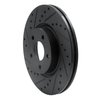 633-54069L Drilled/Slotted Brake Rotor [Black], 2004-2019 Multiple Makes/Models, Position: Front Left - image 2