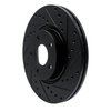 633-54069R Drilled/Slotted Brake Rotor [Black], 2004-2019 Multiple Makes/Models, Position: Front Right - image 2