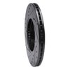 633-54075R Drilled/Slotted Brake Rotor [Black], 2014-2019 Ford/Lincoln/Mercury/Mazda, Position: Front Right - image 4
