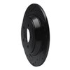 633-54076L Drilled/Slotted Brake Rotor [Black], Fits Select Ford/Lincoln/Mercury/Mazda, Position: Rear Left - image 2
