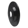 633-54076R Drilled/Slotted Brake Rotor [Black], Fits Select Ford/Lincoln/Mercury/Mazda, Position: Rear Right - image 2