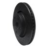 633-54077L Drilled/Slotted Brake Rotor [Black], 2015-2020 Ford/Lincoln/Mercury/Mazda, Position: Front Left - image 2