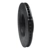 633-54077L Drilled/Slotted Brake Rotor [Black], 2015-2020 Ford/Lincoln/Mercury/Mazda, Position: Front Left - image 4