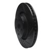 633-54077R Drilled/Slotted Brake Rotor [Black], 2015-2020 Ford/Lincoln/Mercury/Mazda, Position: Front Right - image 2