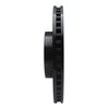 633-54078R Drilled/Slotted Brake Rotor [Black], 2015-2020 Ford/Lincoln/Mercury/Mazda, Position: Front Right - image 3
