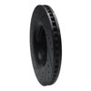 633-54078R Drilled/Slotted Brake Rotor [Black], 2015-2020 Ford/Lincoln/Mercury/Mazda, Position: Front Right - image 4