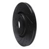 633-54082L Drilled/Slotted Brake Rotor [Black], 2014-2019 Ford/Lincoln/Mercury/Mazda, Position: Front Left - image 2