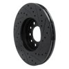 633-54085L Drilled/Slotted Brake Rotor [Black], 1999-2003 Ford/Lincoln/Mercury/Mazda, Position: Front Left - image 4