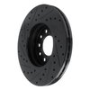 633-54085R Drilled/Slotted Brake Rotor [Black], 1999-2003 Ford/Lincoln/Mercury/Mazda, Position: Front Right - image 4