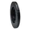 633-54089R Drilled/Slotted Brake Rotor [Black], 2007-2015 Ford/Lincoln/Mercury/Mazda, Position: Front Right - image 4