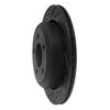633-54092L Drilled/Slotted Brake Rotor [Black], 2010-2011 Ford/Lincoln/Mercury/Mazda, Position: Rear Left - image 2