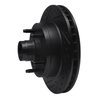 633-54097L Drilled/Slotted Brake Rotor [Black], 1973-1993 Ford/Lincoln/Mercury/Mazda, Position: Front Left - image 2
