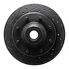 633-54098L Drilled/Slotted Brake Rotor [Black], 1973-1979 Ford/Lincoln/Mercury/Mazda, Position: Front Left - image 1