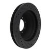 633-54102L Drilled/Slotted Brake Rotor [Black], 1975-1994 Ford/Lincoln/Mercury/Mazda, Position: Front Left - image 4