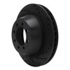 633-54102R Drilled/Slotted Brake Rotor [Black], 1975-1994 Ford/Lincoln/Mercury/Mazda, Position: Front Right - image 2