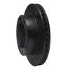 633-54103R Drilled/Slotted Brake Rotor [Black], 1976-1979 Ford/Lincoln/Mercury/Mazda, Position: Front Right - image 2