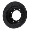 633-54104L Drilled/Slotted Brake Rotor [Black], 1977-1979 Ford/Lincoln/Mercury/Mazda, Position: Front Left - image 4