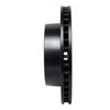 633-54104R Drilled/Slotted Brake Rotor [Black], 1977-1979 Ford/Lincoln/Mercury/Mazda, Position: Front Right - image 3